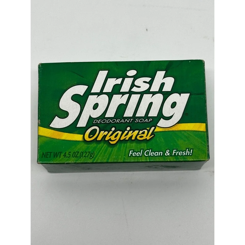 Irish‎ Spring Original Deodorant Soap Bar Feel Clean & Fresh age Vintage